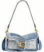 COACH Tabby 26 Up Cycled Denim Shoulder Bag - Image 1