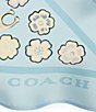 COACH Waterfall Tea Rose Printed Silk Diamond Scarf - Image 6