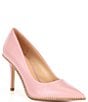 Color:Light Rose - Image 1 - Waverly Beadchain Studded Leather Pumps