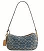 COACH Waverly Loved Denim Twin Turnlock Shoulder Bag - Image 3