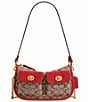 COACH Waverly Signature Jacquard Twin Turn Lock Shoulder Bag - Image 1