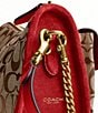 COACH Waverly Signature Jacquard Twin Turn Lock Shoulder Bag - Image 6