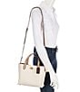 Color:Chalk Multi/Brass - Image 4 - Willow 24 Faded Leather Tote Bag