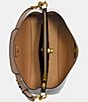 Color:Chalk Multi/Brass - Image 3 - Willow Colorblock Leather Shoulder Bag