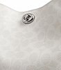 COACH Willow Soft Signature Logo Coated Canvas Bucket Bag, Color:White Chalk - Image 5