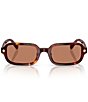 COACH Women 's HC8465U 51mm Rectangle Sunglasses - Image 6