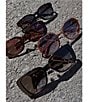 Color:Grey/Black - Image 4 - Women's 0HC8358U 54mm Solid Oval Sunglasses