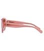 Color:Transparent Pink - Image 3 - Women's 0HC8364U 55mm Gradient Oval Sunglasses