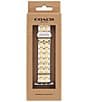 COACH Women's 38/40/41mm Etched Stainless Steel Apple Watch Bracelet Strap - Image 6