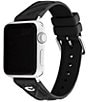 COACH Women's 38/40/41mm Quilted Silicone Apple Strap Watch, Color:Black - Image 2