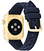 COACH Women's 38/40/41mm Quilted Silicone Strap for Apple Watch - Image 2