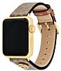 COACH Women's Apple Watch Strap - Image 2