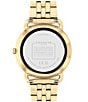 Color:Black - Image 3 - Women's Black Dial Elliot Quartz Analog Gold Tone Stainless Steel Bracelet Watch