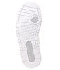 Color:Optic White - Image 6 - Women's C201 Low-Top Signature Jacquard and Leather Retro Sneakers