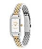 Color:Two Tone - Image 2 - Women's Cadie Analog Two Toned Silver Gold Stainless Steel Bracelet Watch