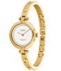Color:Gold - Image 2 - Women's Cary Quartz Analog Gold Stainless Steel Bangle Watch