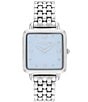 COACH Women's Cass Quartz Analog Stainless Steel Bracelet Watch