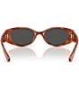 COACH Women's CFU06 54mm Oval Sunglasses - Image 4