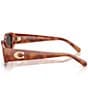 COACH Women's CFU06 54mm Oval Sunglasses - Image 5