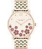 COACH Women's Elliot Quartz Analog Bracelet Watch, Color:Rose Gold - Image 1