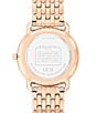 COACH Women's Elliot Quartz Analog Bracelet Watch, Color:Rose Gold - Image 2