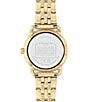 Color:Gold - Image 3 - Women's Elliot Quartz Analog Gold Tone Stainless Steel Watch