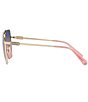 Color:Gold Pink - Image 3 - Women's Gold Pink Hc7142 58mm Sunglasses