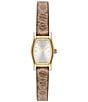 COACH Women's Greta Quartz Analog Signature Leather Strap Watch - Image 1