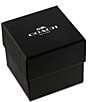COACH Women's Greyson Quartz Analog White Ceramic Bracelet Watch, Color:White - Image 4