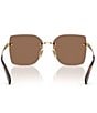 COACH Women's HC7193D 57mm Square Sunglasses - Image 3