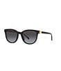 COACH Women's HC8350U 54mm Round Sunglasses, Color:Black - Image 1