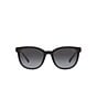 COACH Women's HC8350U 54mm Round Sunglasses, Color:Black - Image 2