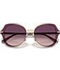 Color:Purple - Image 5 - Women's HC8377U55-Y Round Sunglasses