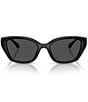 COACH Women's HC8434U 53mm Sunglasses, Color:Black - Image 2
