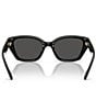 COACH Women's HC8434U 53mm Sunglasses, Color:Black - Image 4