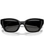 COACH Women's HC8434U 53mm Sunglasses, Color:Black - Image 5