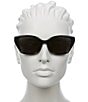 COACH Women's HC8434U 53mm Sunglasses, Color:Black - Image 6