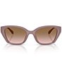 COACH Women's HC8434U 53mm Sunglasses, Color:Milky Putty - Image 2