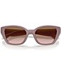 COACH Women's HC8434U 53mm Sunglasses, Color:Milky Putty - Image 5