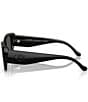 COACH Women's HC8435U 54mm Rectangle Sunglasses, Color:Black - Image 3
