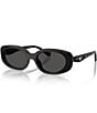 COACH Women's HC8443D CBY84 54mm Oval Sunglasses - Image 1