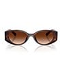 COACH Women's HC8462U 54mm Oval Sunglasses - Image 4
