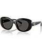 COACH Women's HC8463U 51mm Round Sunglasses - Image 1