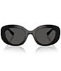 COACH Women's HC8463U 51mm Round Sunglasses - Image 2