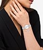Color:Silver - Image 4 - Women's Heart Elliot Quartz Analog Stainless Steel Bracelet Watch and Adjustable Crystal Bracelet Set