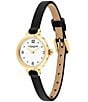 COACH Women's Iris Quartz Analog Leather Strap Watch Set - Image 2