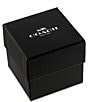 COACH Women's Iris Quartz Analog Leather Strap Watch - Image 5