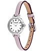 COACH Women's Iris Quartz Analog Leather Strap Watch - Image 2