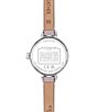 COACH Women's Iris Quartz Analog Leather Strap Watch - Image 3