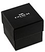 COACH Women's Iris Quartz Analog Leather Strap Watch - Image 5